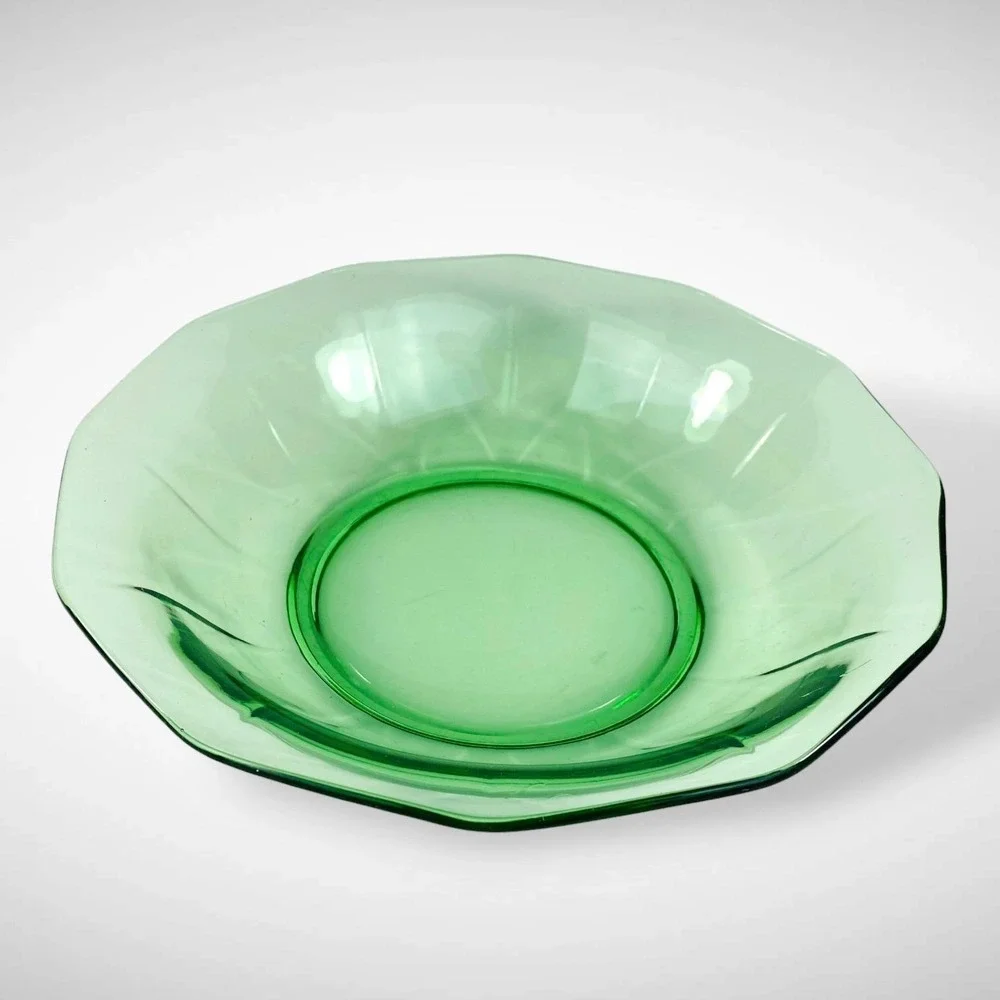Fostoria Fairfax Green Serving Bowl‎ 9